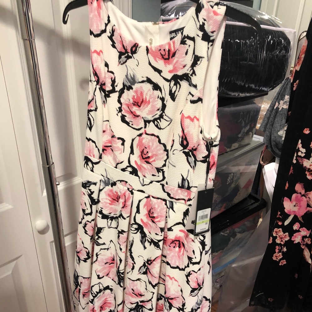 Karl Lagerfeld Spring Floral Dress